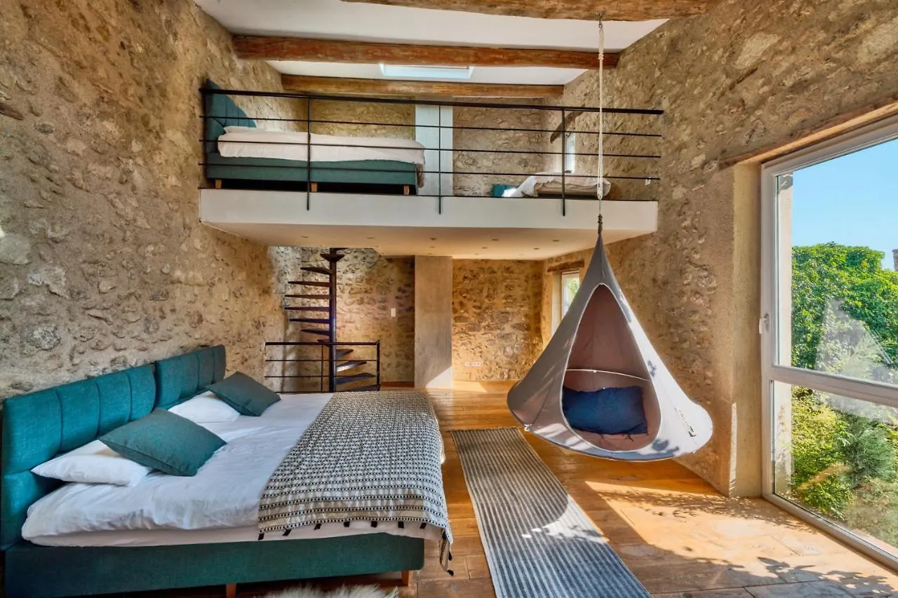 Maison Lou Roucas Cabrieres-d'Aigues Couette-café